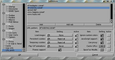 IBrowse 2.3 Prefs